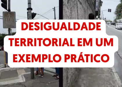 A Desigualdade Territorial em um exemplo prático que recebemos pelo Instagram